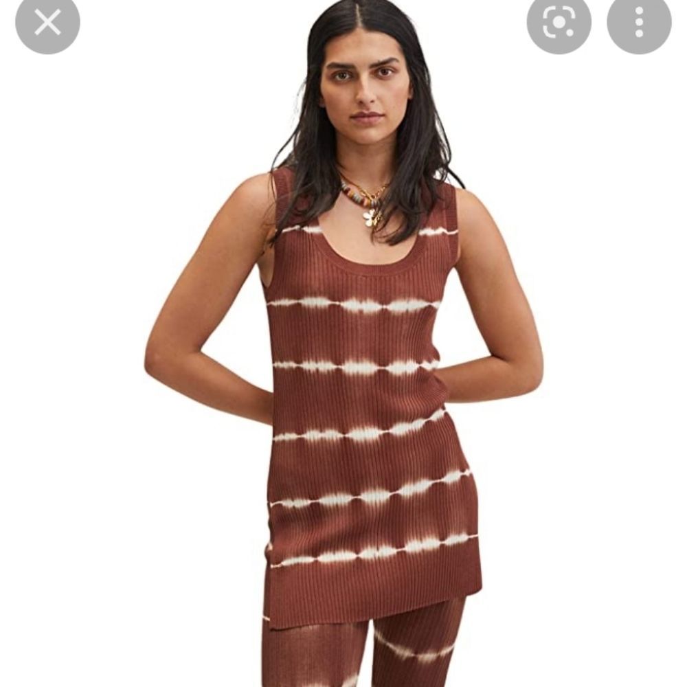 MANGO Janice long tank top